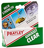 Epoxy Glue - Clear 2 Part Glass, Plastic, Jewelry, Ceramic, Metal, Stone and Porcelain Adhesive Repair Kit by Pratley