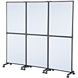 VEVOR Acoustic Room Divider 72" x 66" Office Partition Panel 3 Pack Office Divider Wall Cool Gray Office Dividers Partition Wall Polyester & 45 Steel Cubicle Wall Reduce Noise and Visual Distractions