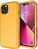 Diverbox for iPhone 13 Pro case [Shockproof] [Dropproof] [Dust-Proof],Heavy Duty Protection Phone Case Cover for Apple iPhone 13 Pro (Yellow)