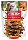 Pur Luv K9 Kabob Real Chicken, Duck, and Sweet Potato Dog Treats, Brown (84727)