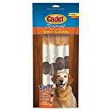 Cadet Premium Gourmet Rawhide Triple-Flavored Shish Kabobs Dog Treats Chicken, Liver & Sweet Potato X-Large