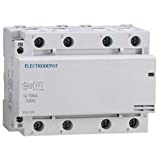 100 Amp Contactor Normally Open NO 100A, 4 Pole, 120V Coil 110v Lighting Power AC, Solar