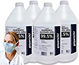 Isopropyl Alcohol - 4 Gallons High Purity IPA 99.5% (4-1 Gallon) Includes ONE (1) Teflon Mask - Made in USA