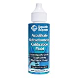 AccuBrate Refractometer and Hydrometer Salinity Calibration Fluid  Solution to Accurately Calibrate Refractometer and Hydrometer for Testing Natural Saltwater or Synthetic Sea Water (60 ml)