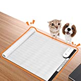 Pet Shock Mat, 30 x 16 Inches Pet Training Mat for Dogs and Cats, 3 Training Mode Shock Mat for Cats Dogs, Indoor Use Pet Training Pad with LED Indicator, Flexible Mat, Long Battery Life