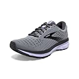 Brooks Ghost 13 Grey/Blackened Pearl/Purple 9 B (M)