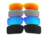 Galaxy Replacement lenses For Oakley Gascan Polarized Black/Blue/Titanium/Red