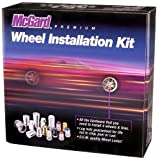 McGard 65515BK Black Spline Drive 5 Lug Wheel Installation Kit (M14 x 1.5), 16 Lug Nuts / 4 Locks / 1 Key / 1 Install Tool