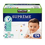 Kirkland Signature Diapers Size 2; Quantity: 174