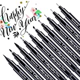 Calligraphy Pens, Hand Lettering Pen, 10 Size Caligraphy Brush Pens for Beginner, Writing, Sketching, Drawing, Illustration, Scrapbooking, journaling