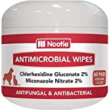 Nootie Pet Wipes for Dogs and Cats - 2" Small Pet Wipes - 60 Count