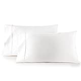 HC COLLECTION Pillow Cases - Set of 2 Standard/Queen Size Pillowcases, 20" x 30", Microfiber Pillowcase Pack -White