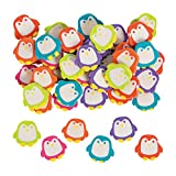 Fun Express Mini Penguin Eraser Asst - 144 Pieces - Educational and Learning Activities for Kids