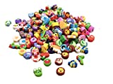 Mini Erasers Assortment, Colorful fruits, animals, numbers, sea Animal and more! Great Party Favors, pinata fillers, Home and school work Rewards! (50)