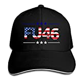 F-u-4-6 hat for men Baseball Cap Unisex Dad Hats Trucker Hat Sandwich Cap Outdoor Sport Cap Adjustable Black