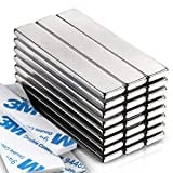 LOVIMAG Powerful Neodymium Bar Magnets, Rare Earth Metal Neodymium Magnet - 60 x 10 x 3 mm, Pack of 24