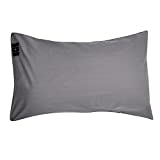 DREAMIEE Grounding Pillowcase Gray 20x36in with 15ft Grounding Connection Cord Conductive Grounding Pillow Case Silver Fiber Sleep Therapy