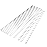 MYOYAY 12 Pack Glass Tubes 12 Inch Long, Out Diameter 8mm, 1.1mm Thick Wall