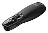 Logitech Wireless Presenter R400, Wireless Presentation Remote Clicker with 50 ft Red Laser Pointer 910-001356