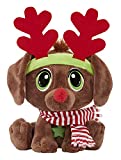 Little Tikes Rescue Tales Holiday Pup Reindeer, Soft Plush Stuffed Animal Toy, Adoption Tag & Certificate, Doghouse Playset for Kids, Pet Toys for Girls & Boys Ages 3 4 5