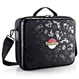 Tombert Travel Carrying Case for Switch & Switch OLED, Pokemon Design, Unique Shadow Printing, Deluxe Protective Hard Shell Carry Bag Fits Pro Controller for Nintendo Switch Console & Accessories