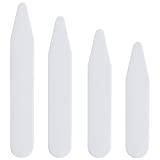 250 Plastic Collar Stays for Men - 4 Sizes, by Quality Stays