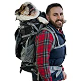 K9 Sport Sack | Rover 2 Dog Carrier Backpack for Small and Medium Pets | Front Facing Adjustable Dog Backpack Carrier | Fully Ventilated | Veterinarian Approved (XX-Large, Rover 2 - Black)