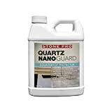 Stone Pro Quartz Nano Guard, Countertop Sealer for Granite, Quartz & Quartzite, Protector Against Oil and Water Borne Stains(1 Quart / 32 oz.) + (1) 15x15 Microfiber Towel