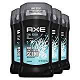 AXE Aluminum-Free Deodorant for Men With Essential Oils Cool Ocean Aluminum Free 48 Hour Deodorant Protection 3 oz, 4 Count