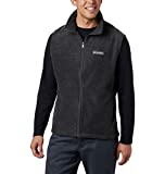 Columbia Men's Steens Mountain Vest, Charcoal Heather, Large