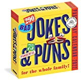 290 Bad Jokes & 75 Punderful Puns Page-A-Day Calendar 2022: Hilarious Puns, Knock-knock Jokes, Silly Stories, and Riddles that Last a Year.