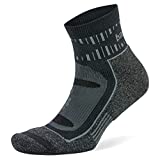 Balega Blister Resist Quarter Socks for Men and Women (1 Pair), Black, Large