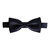Pre-tied Bow Ties Adjustable Neck Band, Bow Ties in Assorted Ties (Navy)
