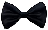 CD Adult Bow Tie | Men's and Women's Adjustable Bow Tie | Accessories for Men and Women (Black, Adult)