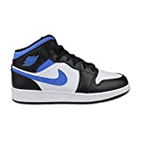 Big Kid's Jordan 1 Mid Game Royal White/Racer Blue-Black (554725 140) - 7