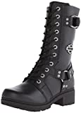 Harley-Davidson Women's Eda Motorcycle Boot, Black, 10 M US