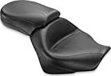 Mustang Motorcycle Seats 76161 Wide Touring Two-Piece Seat for Honda VT750C2 Spirit 2007-'15 & Phantom 2010-'20, Original, Black