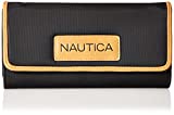 Nautica Women's Perfect Carry-All Money Manager RFID Blocking Wallet Organizer, Black