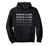 Fear is a liar Pullover Hoodie