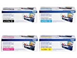 Brother TN310BK, TN310C, TN310M, TN310Y (TN-310BK, TN-310C, TN-310M, TN-310Y) Black, Cyan, Magenta and Yellow Toner -Cartridge Set