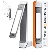 Circadian Optics Light Therapy Lamp - UV-Free LED Happy Mood Lamps for Seasonal Sunlight Changes - Full Spectrum Sun Lights for Work from Home - Lumos (White)