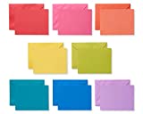 American Greetings Single Panel Blank Cards with Envelopes, Rainbow Colors (200-Count)