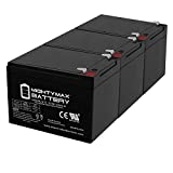 ML12-12 - 12V 12AH F2 SLA AGM DEEP-CYCLE RECHARGEABLE BATTERY - 3 Pack