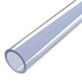 FORMUFIT P001FGP-UV-5 Schedule 40 PVC Pipe, Furniture Grade, 5', 1" Size, Clear