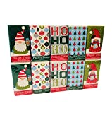Holiday Merry Christmas Ho Ho Ho Pocket Facial Tissues, 20 Packs of 10 Tissues (200 Tissues)