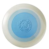 Planet Dog Orbee Tuff Zoom Flyer, Interactive Fetch Dog Toy, 100% Guaranteed, Made in the USA, Large 9.5", Glow and Blue