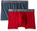 Fruit of the Loom Men's Premium Everlight Short Leg Boxer Brief, Assorted, Large