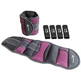 Empower Ankle & Wrist Weights for Women - Adjustable Training 3-In-1 Wraps | 2 Versions | 3-4-5 lbs or 4-6-8 lbs - Wearable Weight Set | Workouts, Physical Therapy, Walking, Jogging, Strength Training