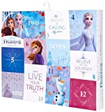 Disney Girl's Frozen 12 Days of Advent Box Socks, Assorted Bright-frozen 2, 9 11 US