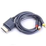CHILDMORY AV Audio Video Optical Cable Cord for Xbox 360 Console Video Game